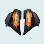 SIDE PANEL FIT FOR HF DLX BS6 BLACK (GOLDEN)