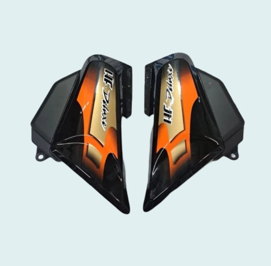 SIDE PANEL FIT FOR HF DLX BS6 BLACK (GOLDEN)