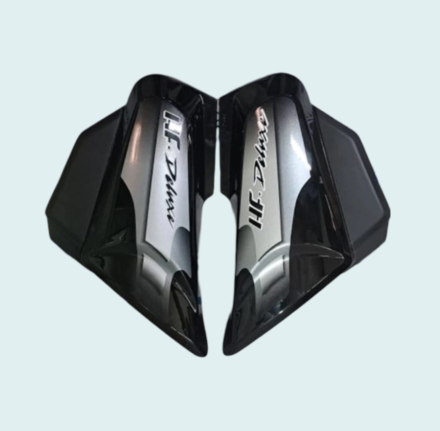 SIDE PANEL FIT FOR HF DLX BS6 BLACK (GREY)
