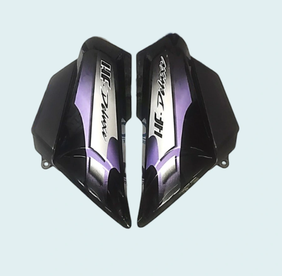 SIDE PANEL FIT FOR HF DLX BS6 BLACK (PURPLE)