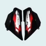 SIDE PANEL FIT FOR HF DLX BS6 BLACK (RED)
