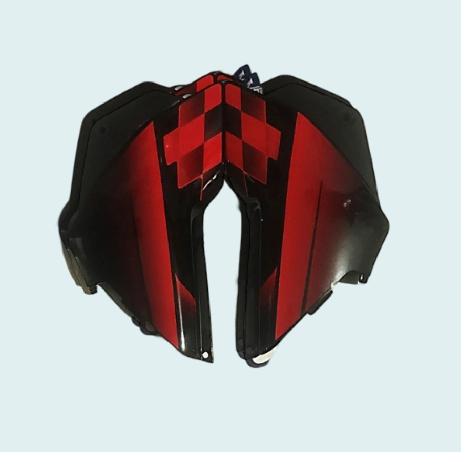 SIDE PANEL SP FIT FOR GLAMOUR NM SPORT RED FOR BLACK BIKE
