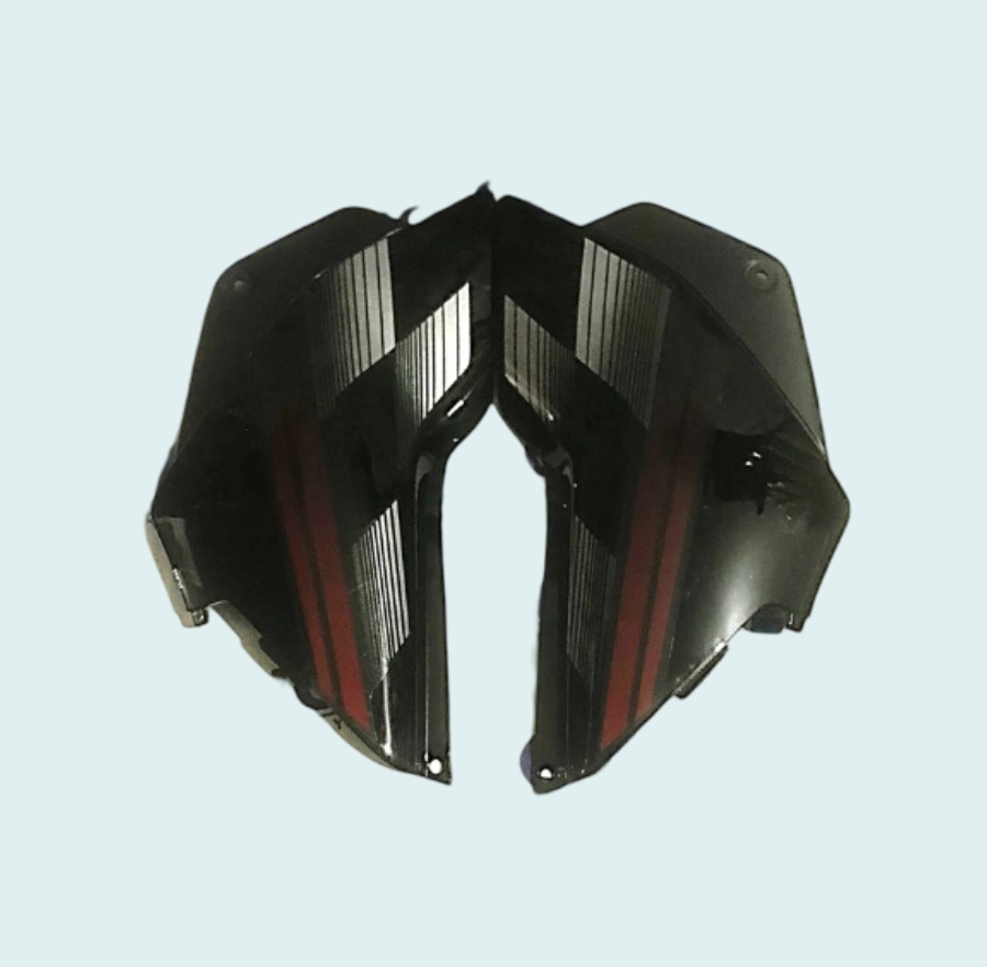 SIDE PANEL SP FIT FOR GLAMOUR T-3 BLACK FOR S.RED BIKE (RED)