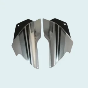 SIDE PANEL SP FIT FOR GLAMOUR T-3 SILVER FOR BLACK BIKE