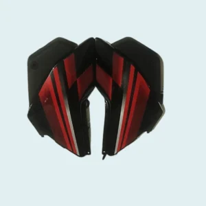 SIDE PANEL SP FIT FOR GLAMOUR T-4 BLACK FOR S.RED BIKE (RED)