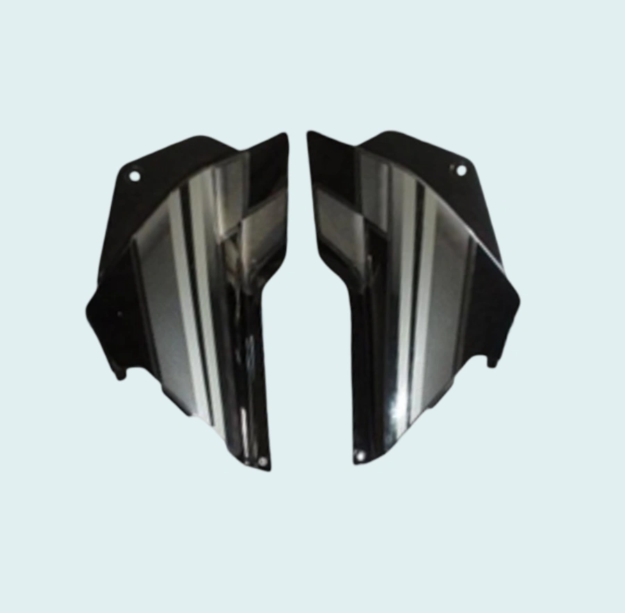 SIDE PANEL SP FIT FOR GLAMOUR T-4 BLACK FOR SILVER BIKE (GREY)