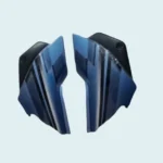 SIDE PANEL SP FIT FOR GLAMOUR T-4 F.BLUE FOR BLACK BIKE