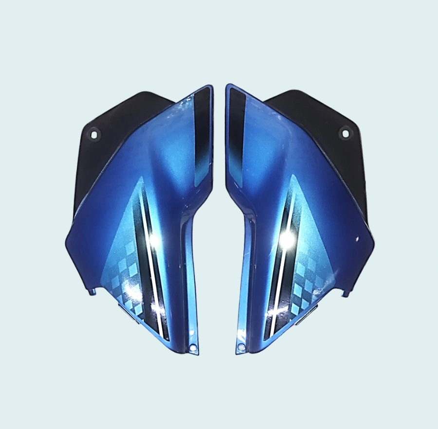 SIDE PANEL SP FIT FOR GLAMOUR T-7 TECH. BLUE FOR BLACK BIKE (BLUE)