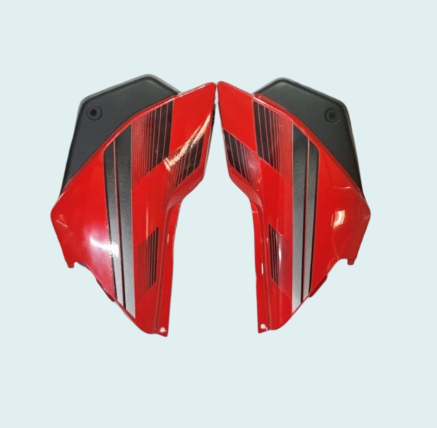 SIDE PANELSP FIT FOR GLAMOUR T-3 S.RED FOR BLACK BIKE