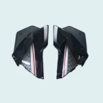 SIDE PANELSP FIT FOR GLAMOUR T-7 T.GREY FOR BLACK BIKE (GREY)