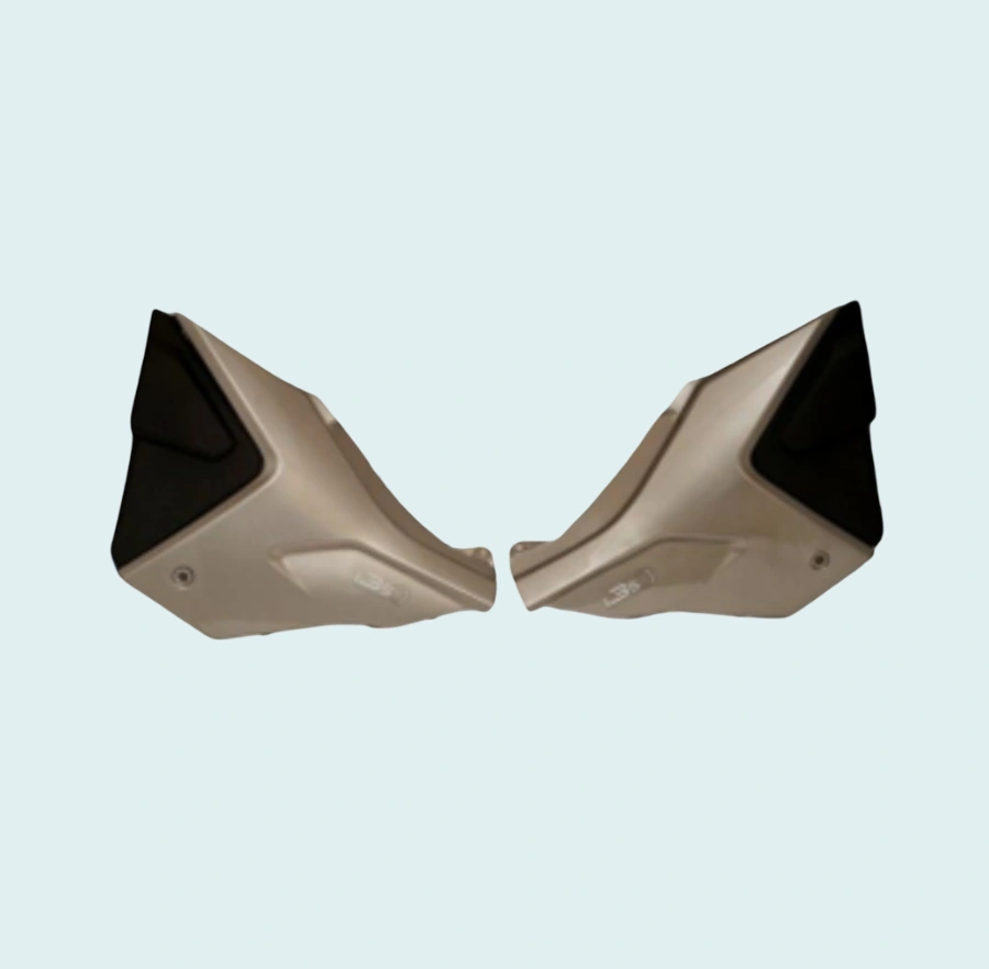 Side panel SP FIT FOR GLAMOUR BS6 T GREY FOR BLACK (GREY) BIKE