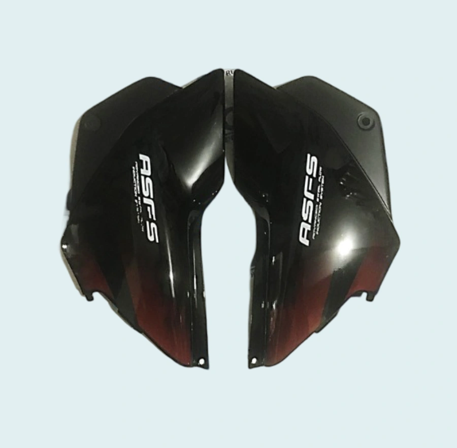 side panel SP FIT FOR GLAMOUR T-5 BLACK FOR BLACK BIKE (RED)