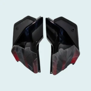 side panel SP FIT FOR GLAMOUR T-6 BLACK FOR BLACK BIKE (RED)