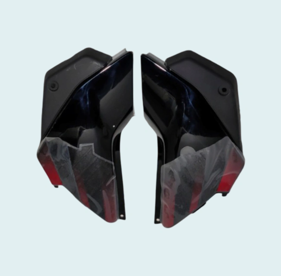 side panel SP FIT FOR GLAMOUR T-6 BLACK FOR BLACK BIKE (RED)